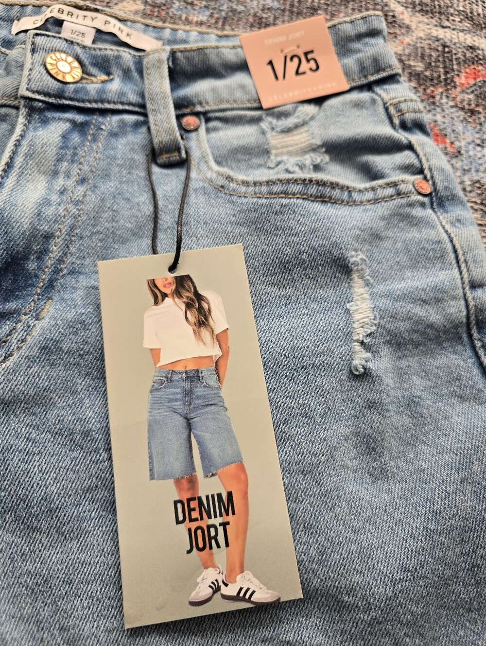 NWT Long Denim Shorts (Jorts)